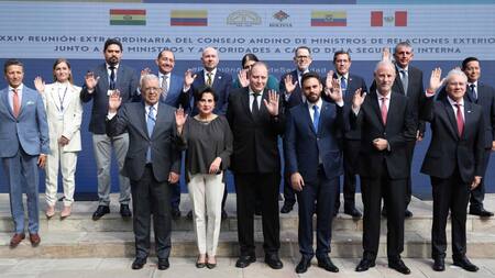 Países de la Comunidad Andina se reúnen para buscar acuerdos contra el crimen organizado. Foto: EFE