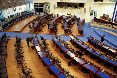 Asamblea Legislativa de El Salvador. Foto: Reuters.