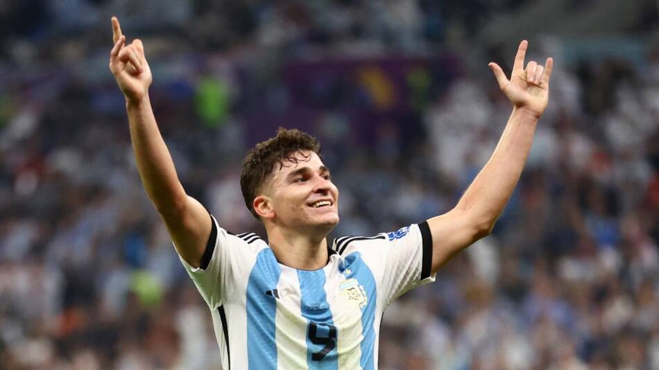 Julián Álvarez, futbolista. Foto: NA
