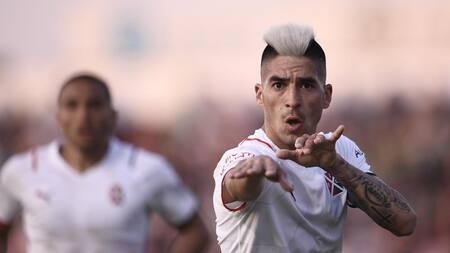 Leandro Fernández, la figura de Independiente ante Sarmiento. Foto: Twitter @Independiente.