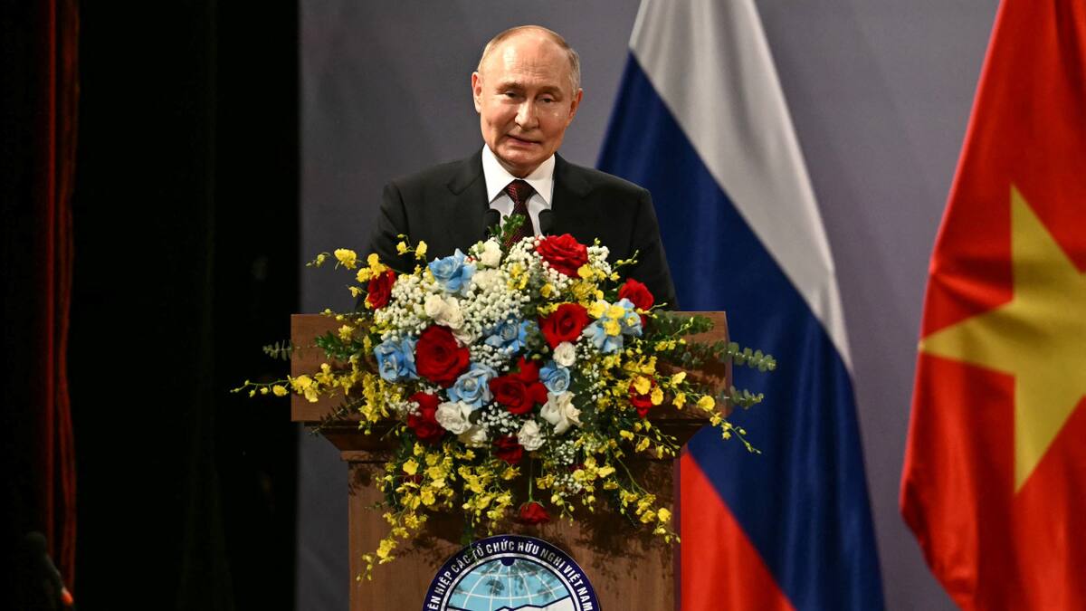 Vladimir Putin en Vietnam. Foto: Reuters