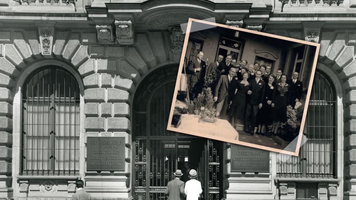 Schwetzerische Kreditanstalt, Credit Suisse y el clan Freude-Koennecke, Foto Baugeschichtliches Archiv Zürich /Pedro A. Filipuzzi.