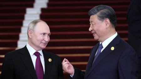Vladímir Putin y Xi Jinping. Foto: EFE.