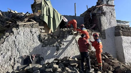 Terremoto en China. Foto: EFE.