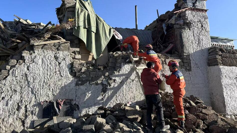 Terremoto en China. Foto: EFE.