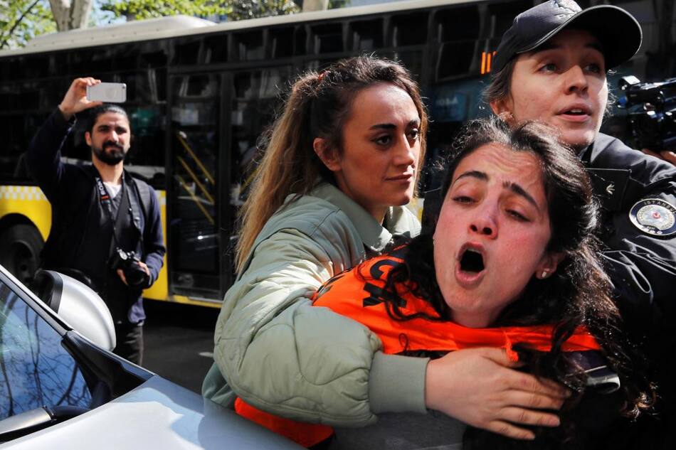 Día del trabajador, detenciones en Estambul, Reuters