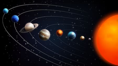 Alineación de planetas. Foto Freepik