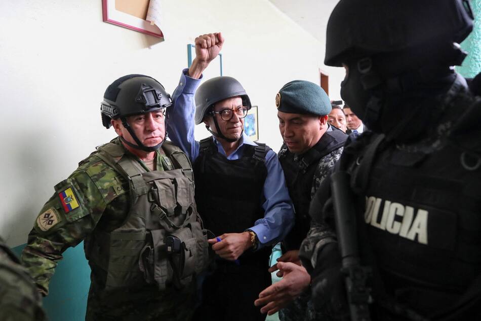 Christian Zurita, elecciones en Ecuador. Foto: Reuters.