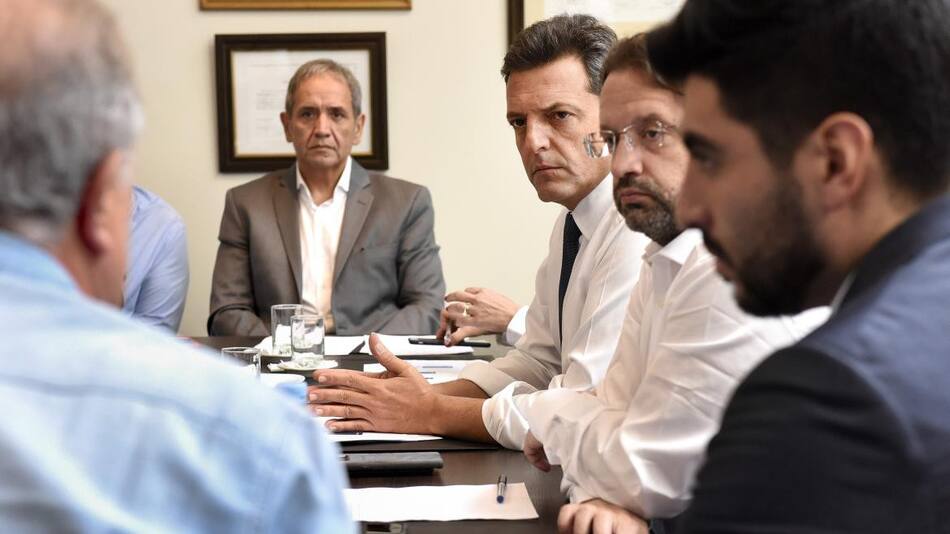 Sergio Massa y Facundo Moyano, NA
