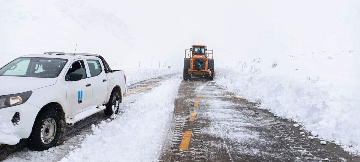Nieve en Argentina.