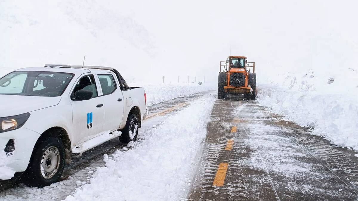 Nieve en Argentina.