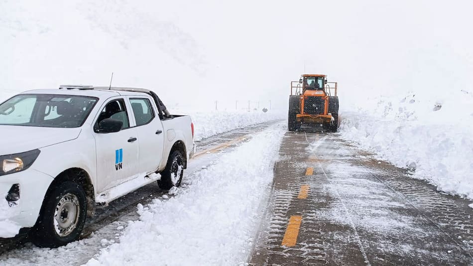Nieve en Argentina.