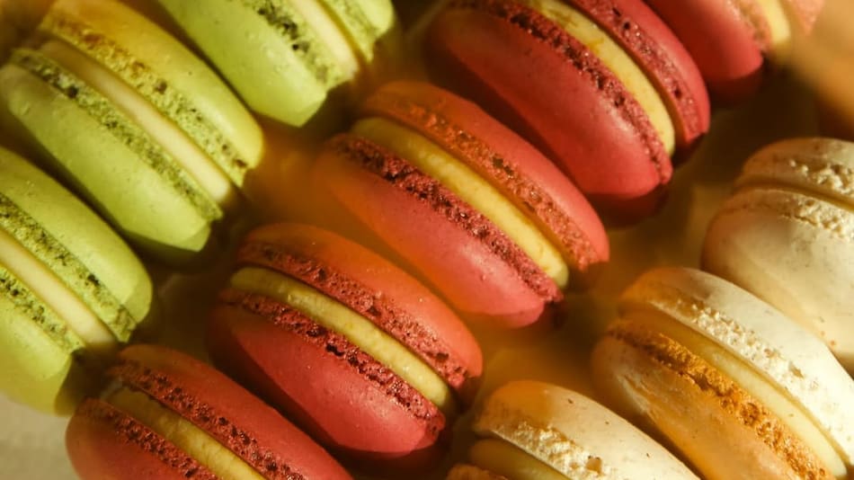 Macarons de la pastelería de Damián Betular.