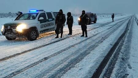 Nieve en el sur. Fuente: NA