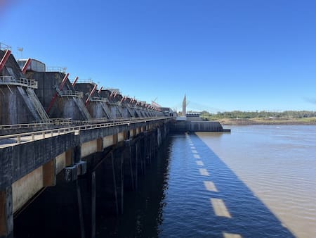 Central Hidroeléctrica Salto Grande, en Entre Ríos. Foto: Pato Daniele