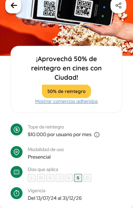 Descuentos especiales en la Fiesta del Cine.