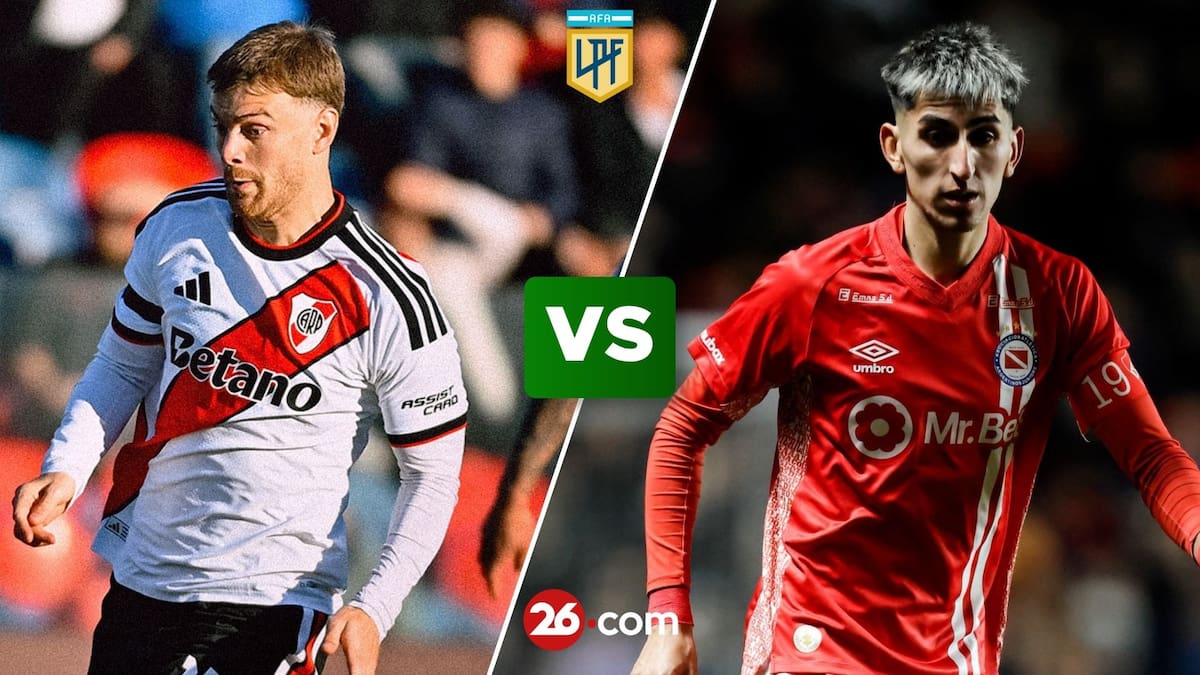 River Plate vs Argentinos Juniors por el Torneo Clausura 2026.