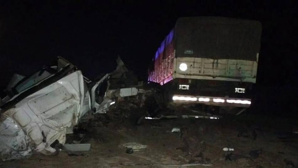 Accidente fatal en Chaco. Foto: Gentileza Radio Latina Coronel Du Graty.