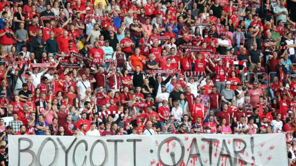 Boicot del mundial de Qatar de 2022. Foto: REUTERS