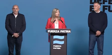 Alexis Guerrera, Cristina Álvarez Rodríguez y Carlos Castagneto de Fuerza Patria