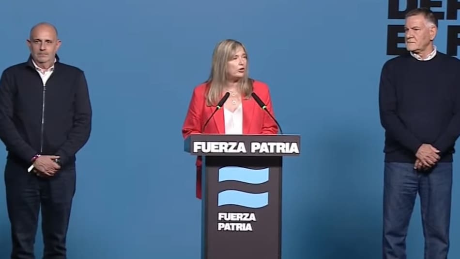 Los portavoces de Fuerza Patria hablaron durante unos minutos y anticiparon buenos resultados en la provincia de Buenos Aires.