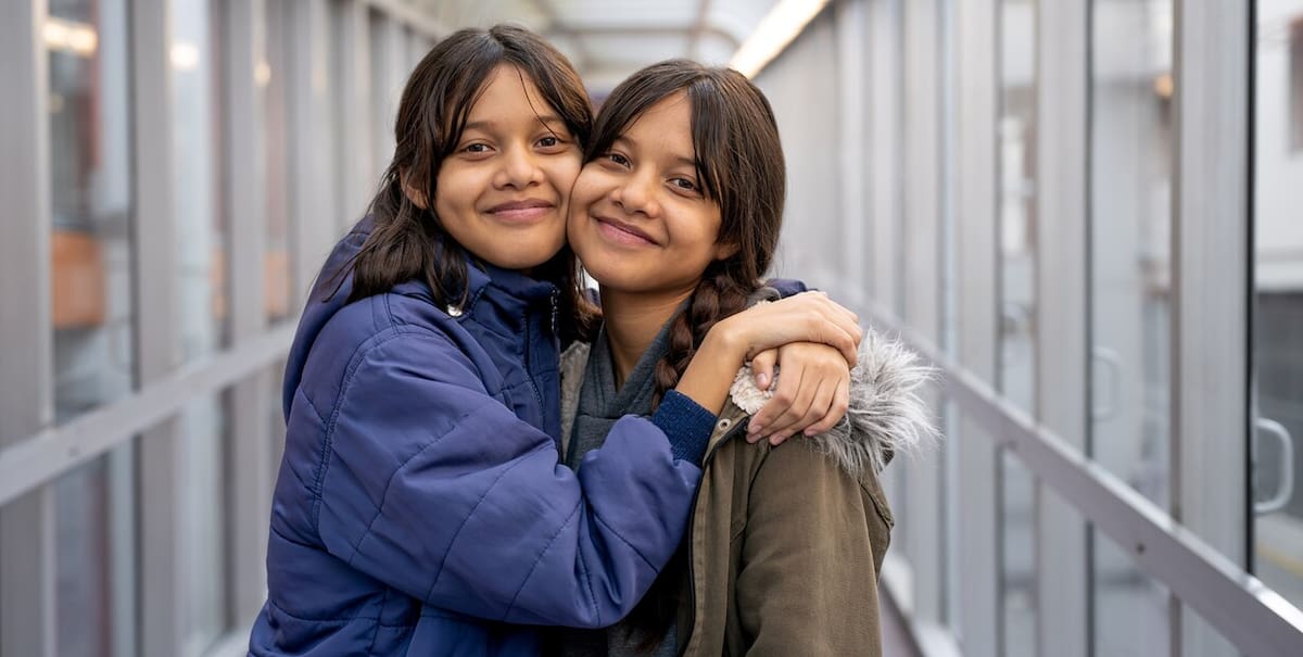 Mayra y Daiana, adolescentes trasplantadas en el Hospital Garrahan.