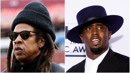 Jay-Z y Sean Diddy Combs. Foto: Reuters.