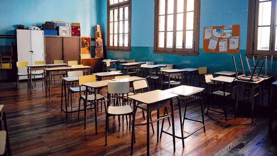 Aulas vacías por coronavirus