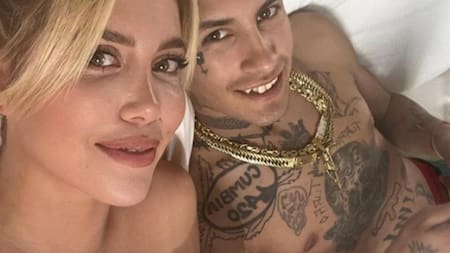 Wanda y L-Gante. Foto: Instagram/lgante_keloke