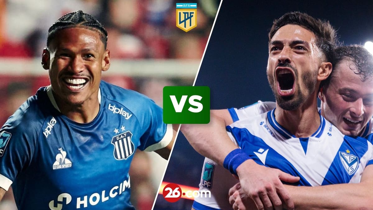Talleres vs Vélez Sarsfield por el Torneo Clausura 2026.
