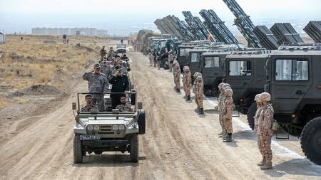 Ejercicios militares en Irán. Foto: Reuters.
