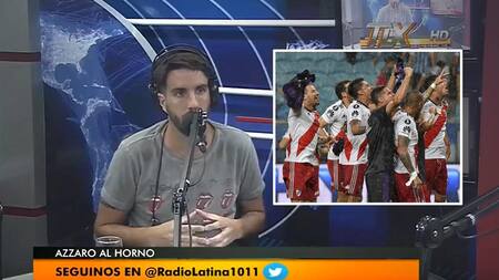Copa Libertadores, River Plate, Flavio Azzaro, Radio Latina, Fútbol, deportes