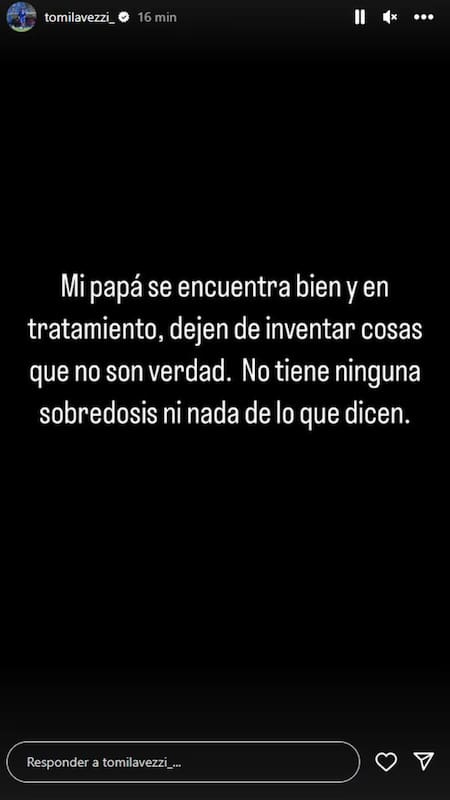 La palabra del hijo del Pocho Lavezzi. Foto: Instagram