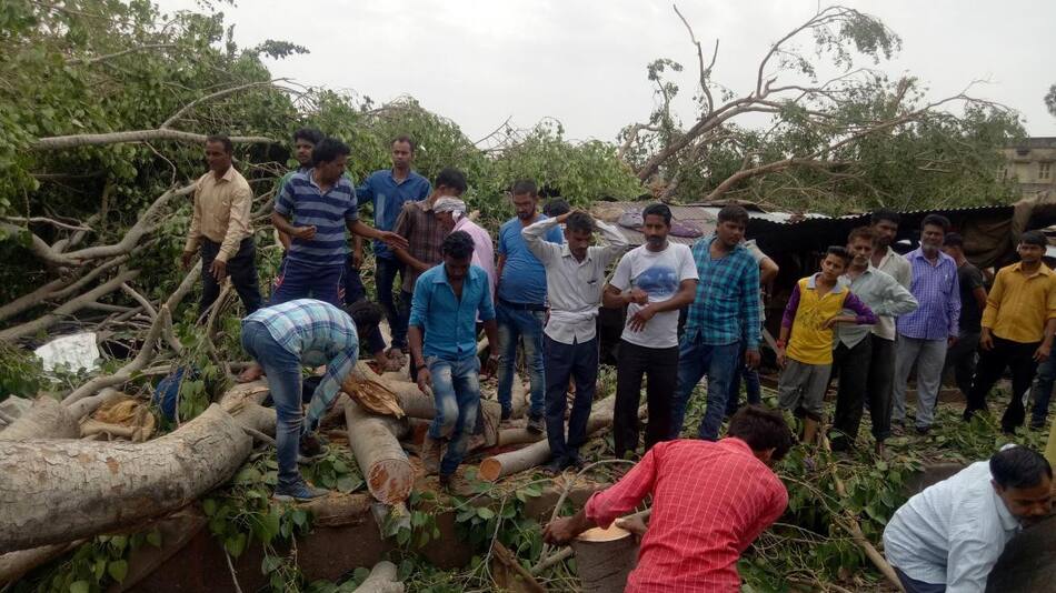 Trágica tormenta de arena en India (Reuters)