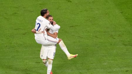 Festejo de Francia ante Bélgica por la Liga de las Naciones UEFA, REUTERS