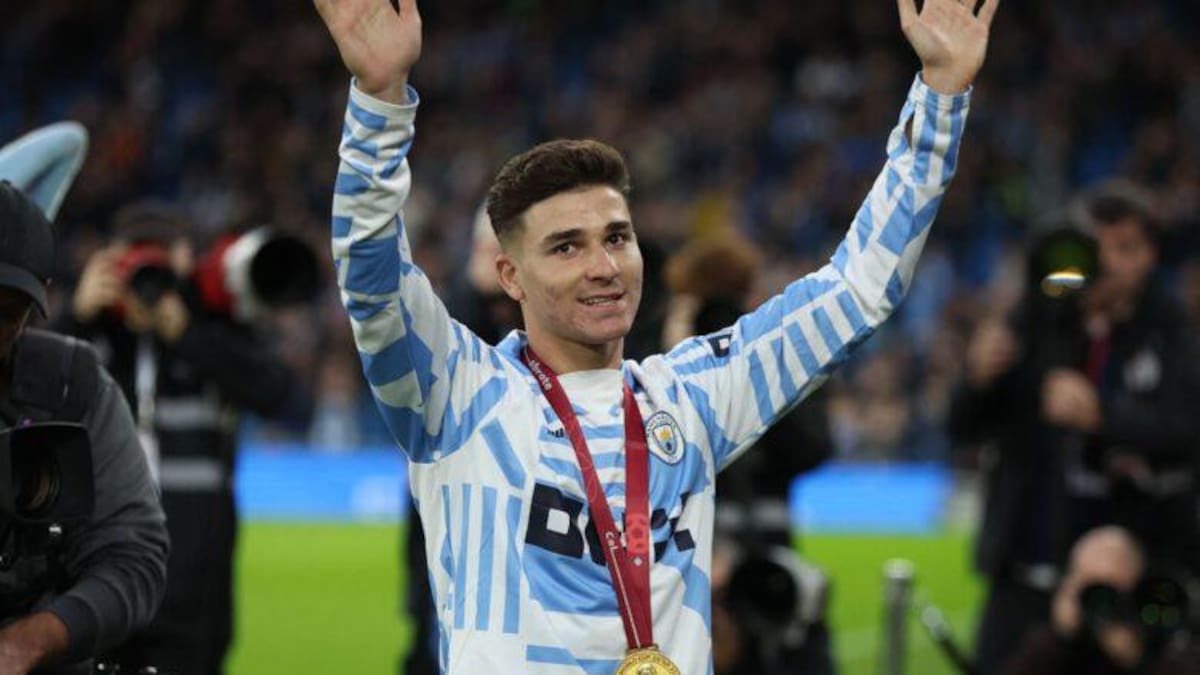 Julián Álvarez, Manchester City. Foto: REUTERS.