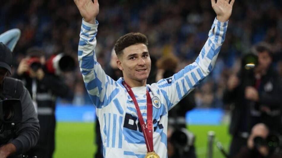 Julián Álvarez, Manchester City. Foto: REUTERS.