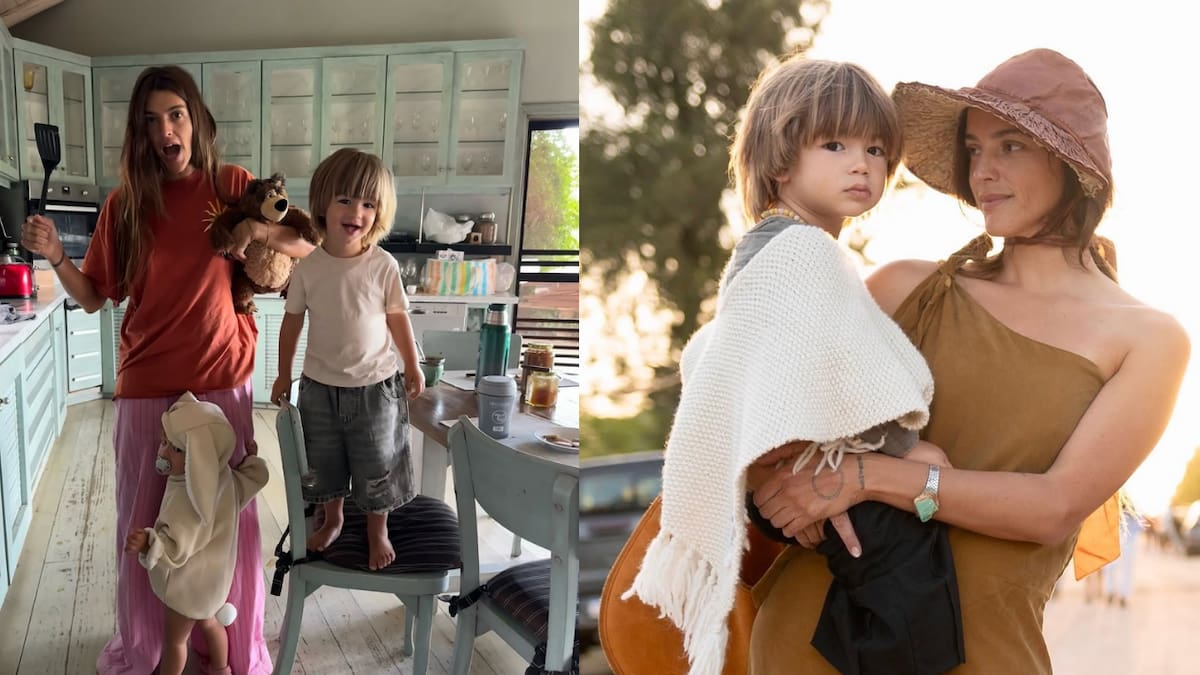 Así es la tierna habitación de Tao, el hijo de Calu Rivero: alfombra XL, cuadros y un rincón de nubes