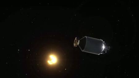 Funeral en el espacio. Foto: Reuters