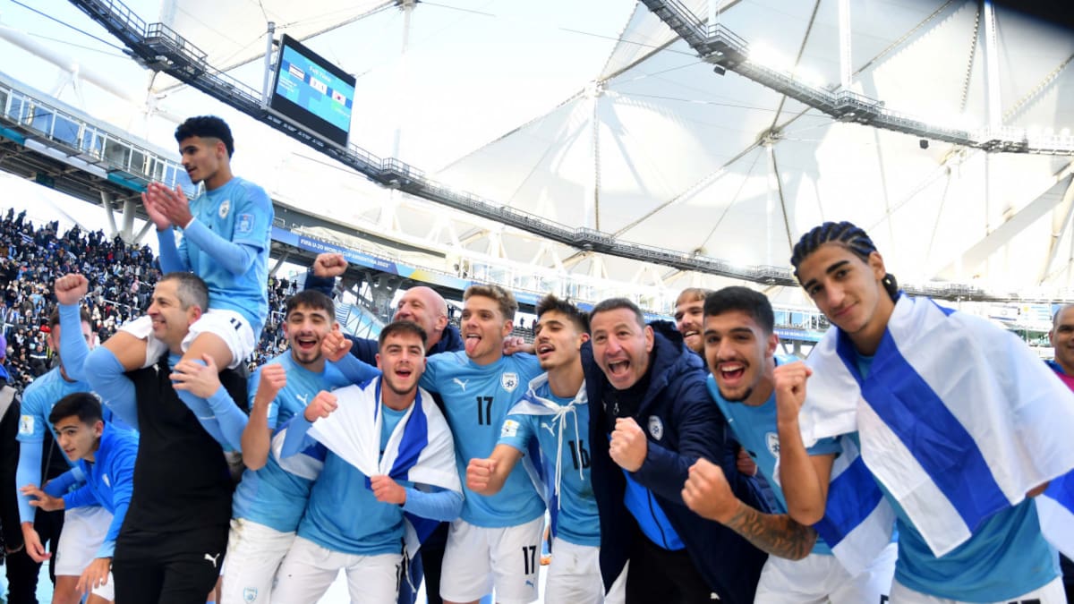 Israel finalizó tercero en el Mundial Sub 20 de Argentina. Foto: Télam.