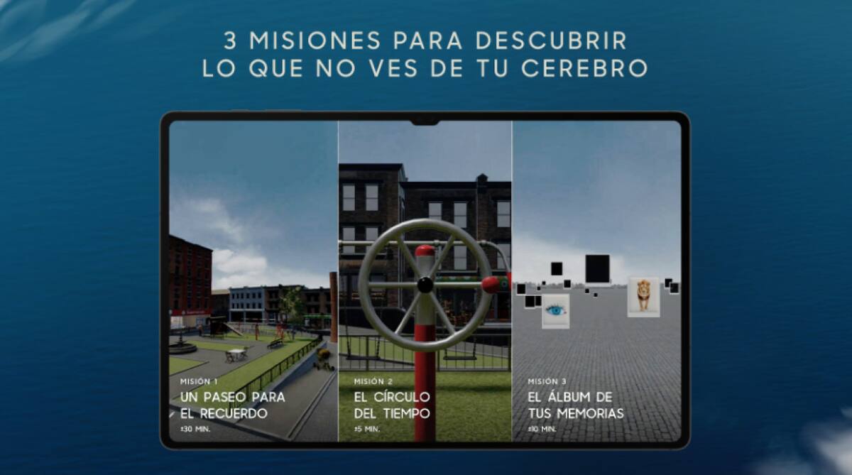"The Mind Guardian", aplicación que ayuda a prevenir el alzheimer. Foto: Captura de pantalla.