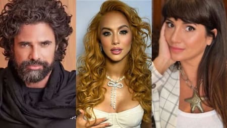 Luciano Catro, Griselda Siciliani y Flor Vigna. Foto Instagram.