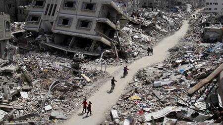 Destrucción en la Franja de Gaza. Foto: Reuters.