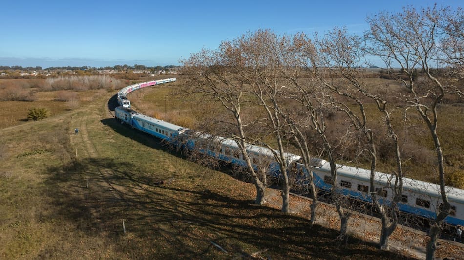 Trenes de larga distancia. Foto: X @TrenesArg.