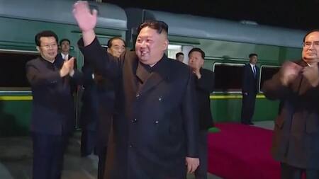 El misterioso tren de Kim Jong-Un con el que viaja a Rusia. Foto: captura.