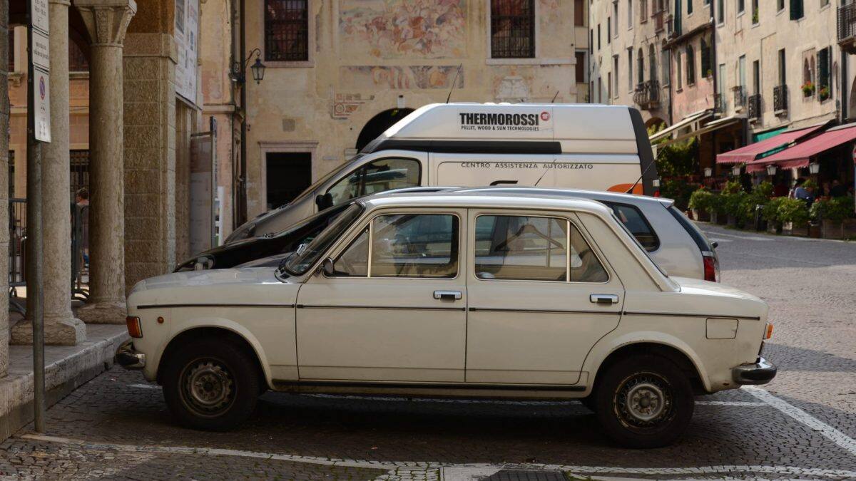 El Fiat 128 Europa de Diego Maradona.