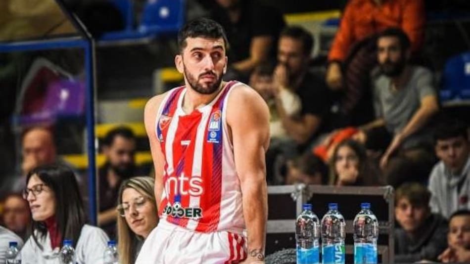 Facundo Campazzo en el Estrella Roja. Foto: @TeamFacu7.