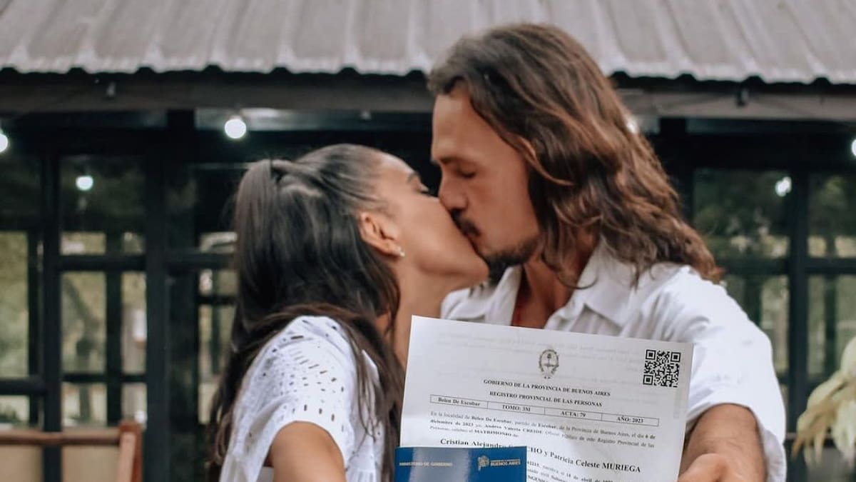 Christian Sancho y Celeste Muriega. Foto: Instagram @celestemueriega