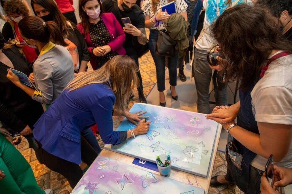AySA organizó una jornada de encuentro y concientización en el Día Internacional de la Lucha contra las Violencias, foto prensa