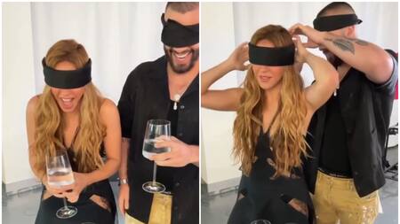 Shakira realizó un challenge con Manuel Turizo. Foto: captura.